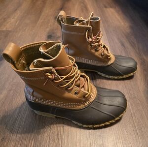 Classic Waterproof Duck Boots in Brown and Black